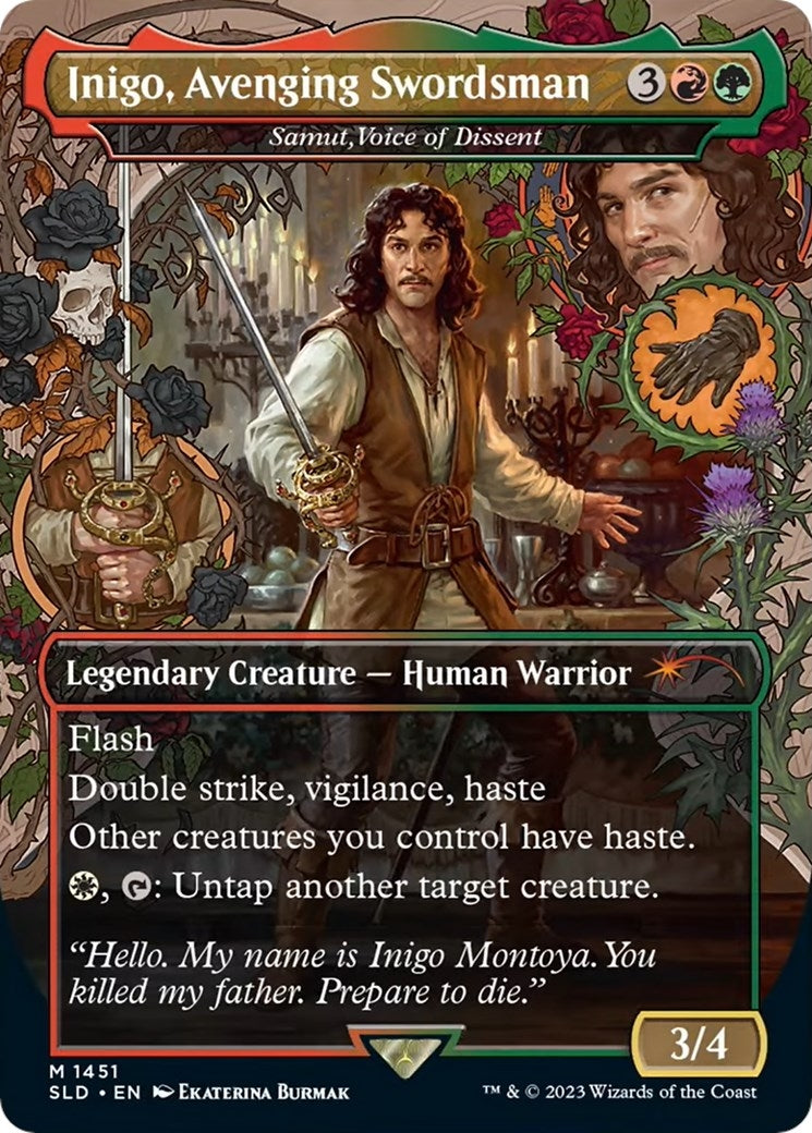 Inigo Avenging Swordsman - Samut Voice of Dissent (1451) [SLD] - MTG Single