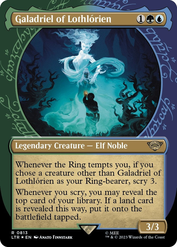 Galadriel of Lothlorien (Showcase) (Surge Foil) (813) [LTR] - MTG Single