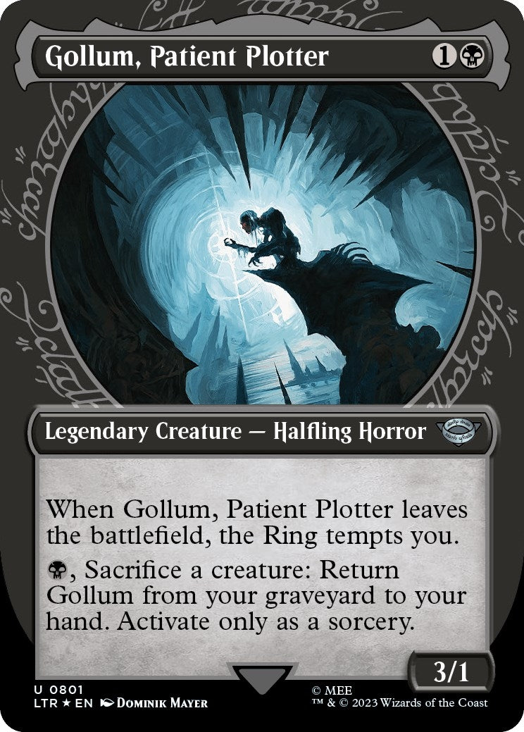 Gollum Patient Plotter (Showcase) (Surge Foil) (801) [LTR] - MTG Single