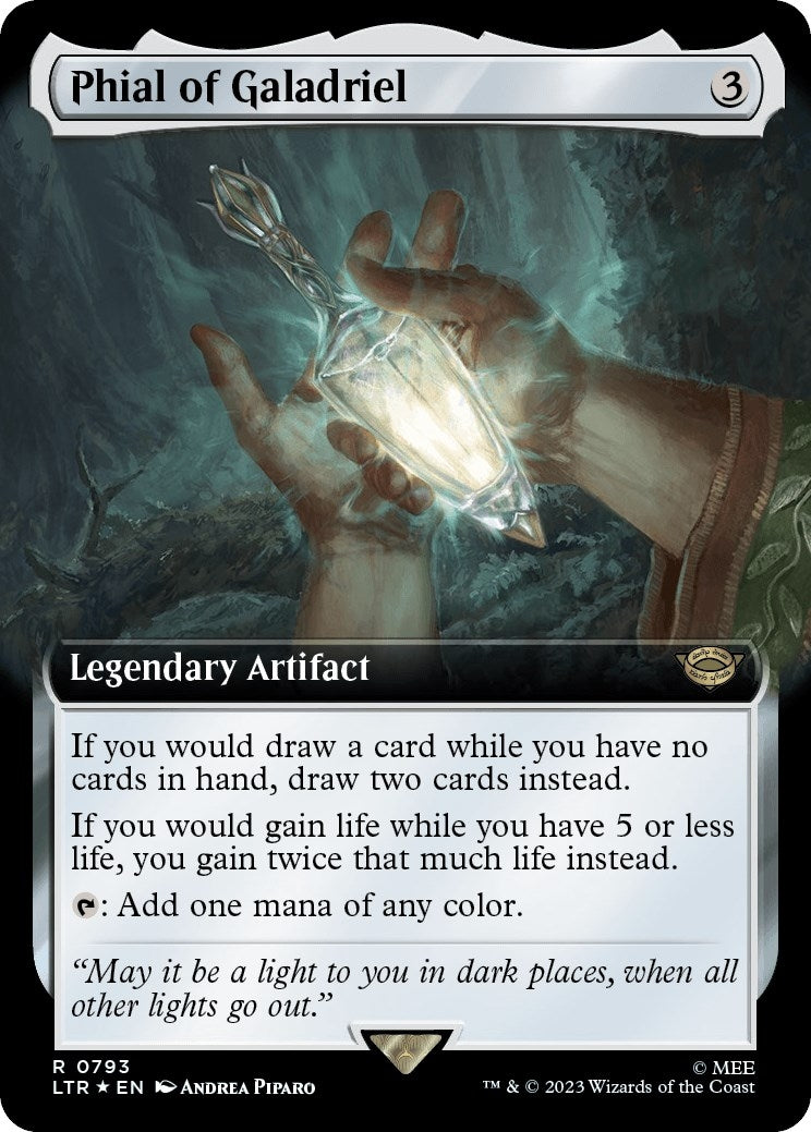 Phial of Galadriel (Extended Art) (Surge Foil) (793) [LTR] - MTG Single