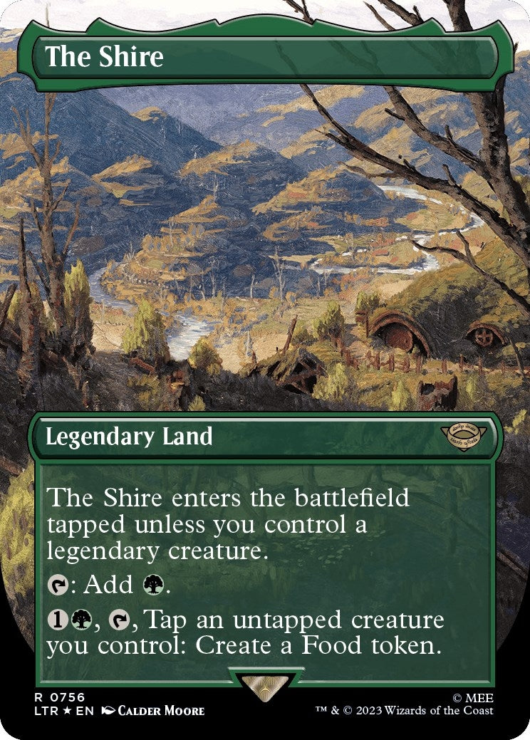 The Shire (Borderless) (Surge Foil) (756) [LTR] - MTG Single