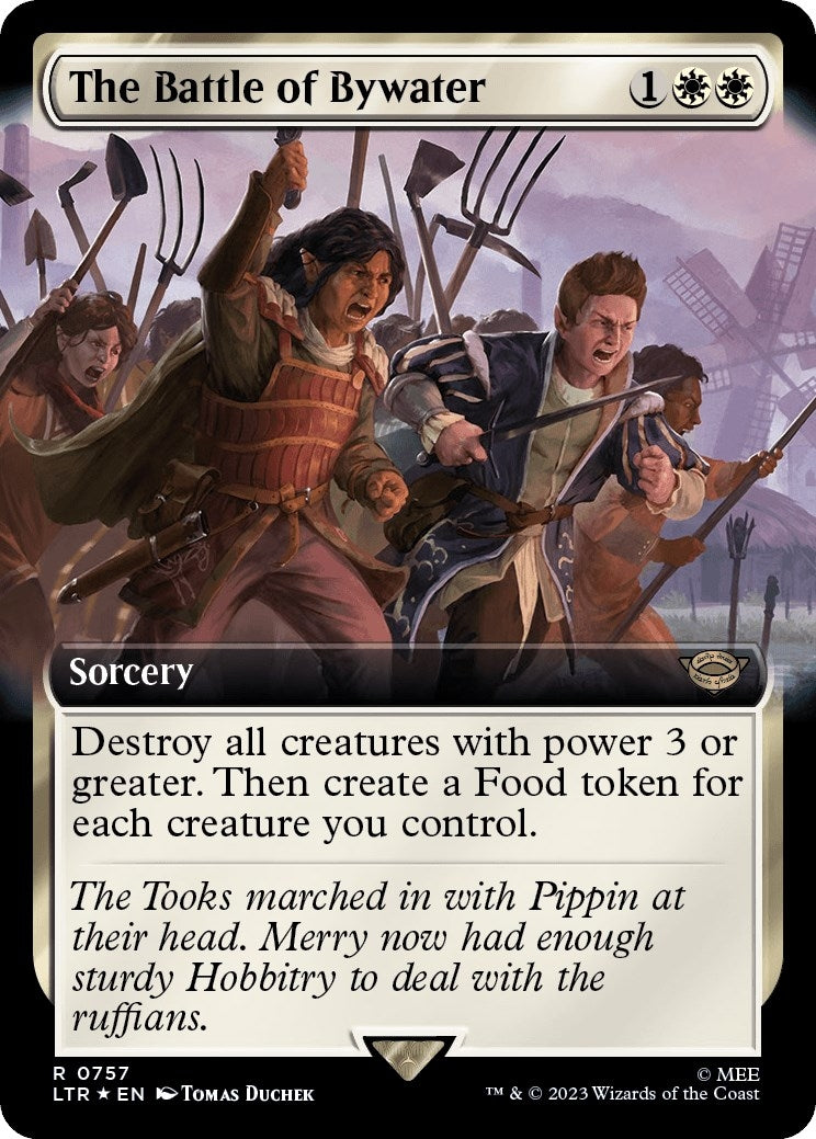 The Battle of Bywater (Extended Art) (Surge Foil) (757) [LTR] - MTG Single