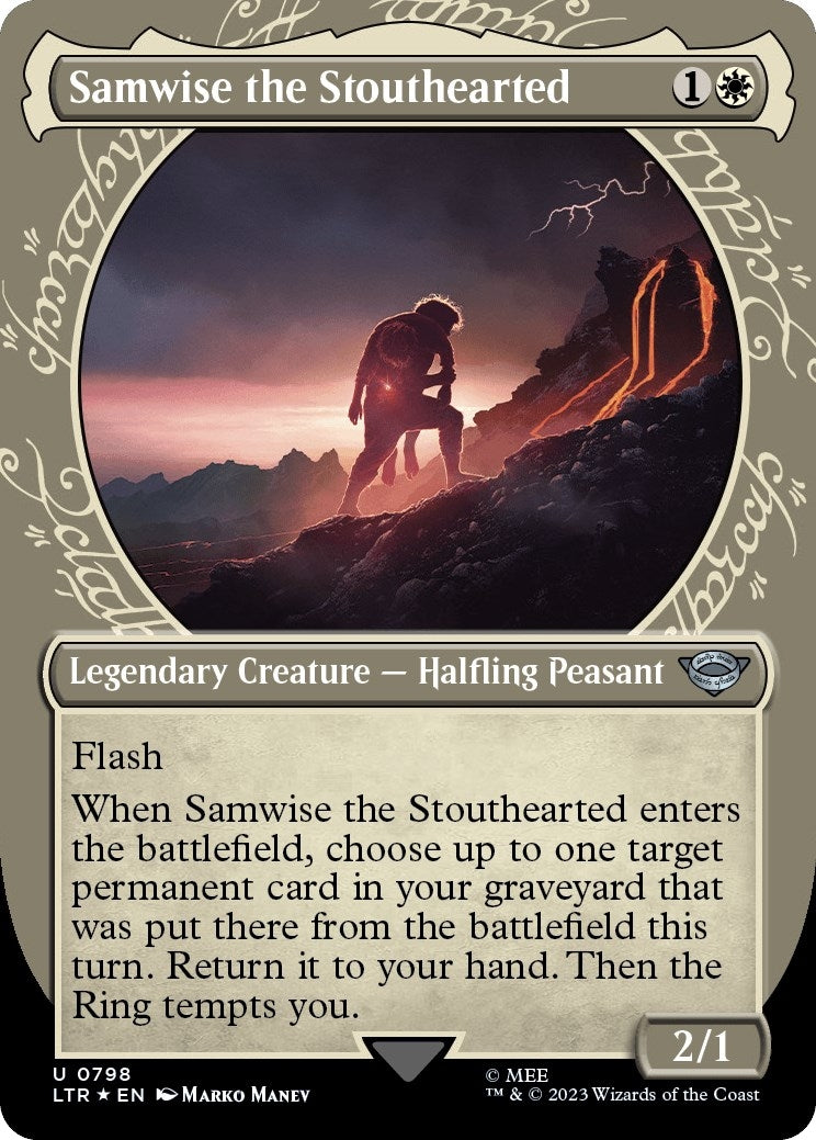 Samwise the Stouthearted (Showcase) (Surge Foil) (798) [LTR] - MTG Single