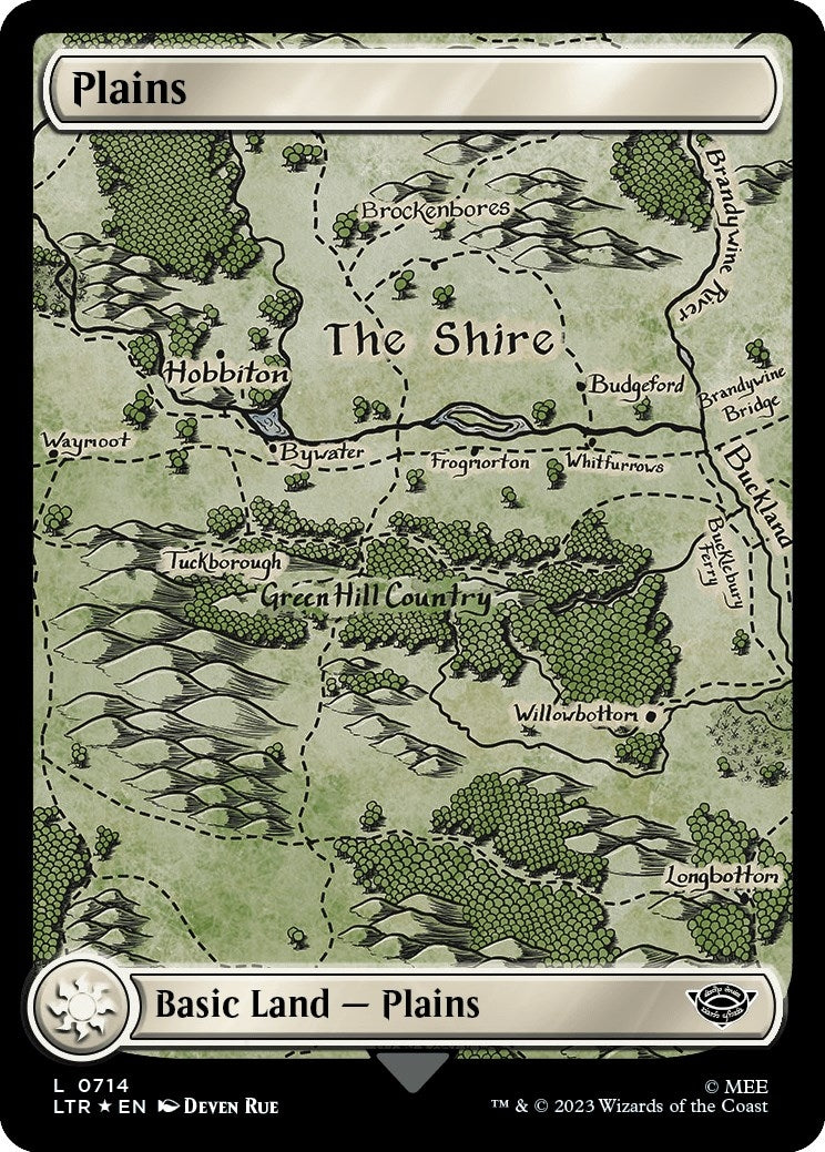Plains (0714) (Surge Foil) (714) [LTR] - MTG Single