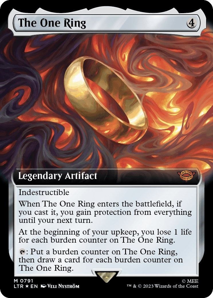 The One Ring (Extended Art) (Surge Foil) (791) [LTR] - MTG Single