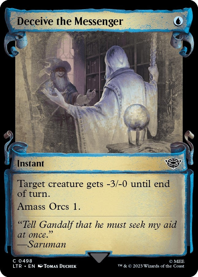 Deceive the Messenger (Showcase Scrolls) (498) [LTR] - MTG Single
