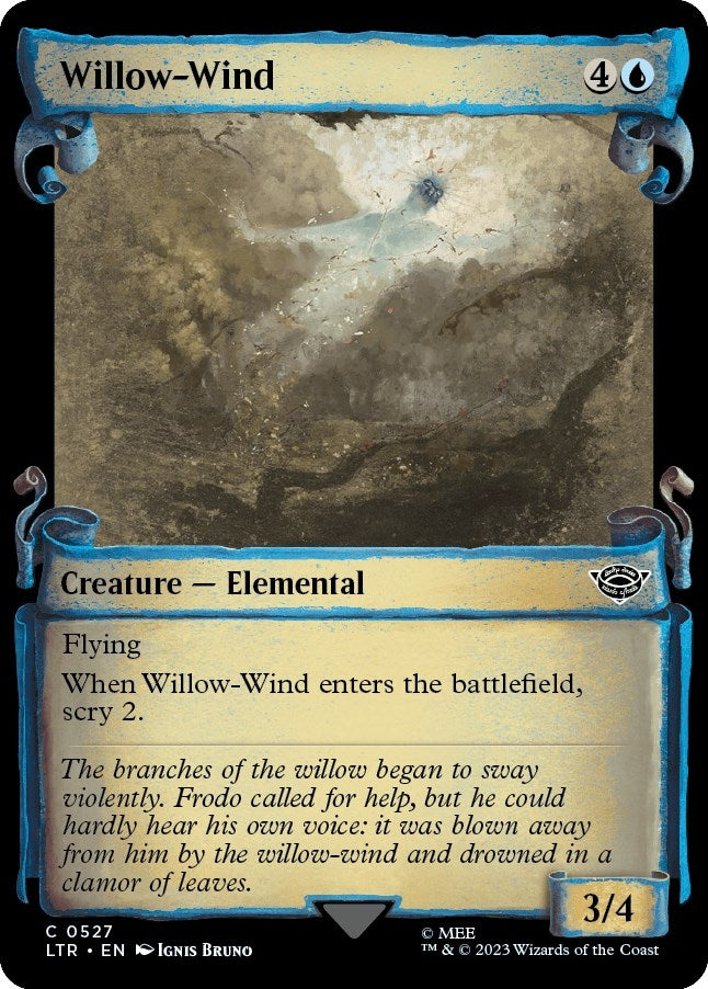 Willow-Wind (Showcase Scrolls) (527) [LTR] - MTG Single