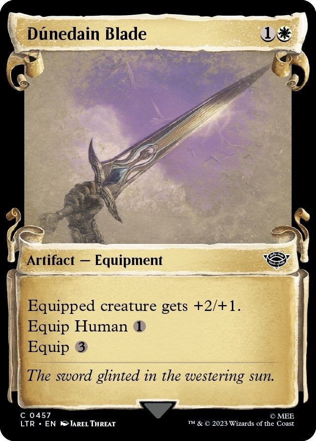 Dunedain Blade (Showcase Scrolls) (457) [LTR] - MTG Single