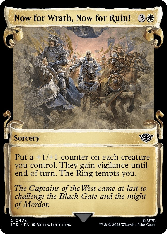Now for Wrath Now for Ruin! (Showcase Scrolls) (475) [LTR] - MTG Single