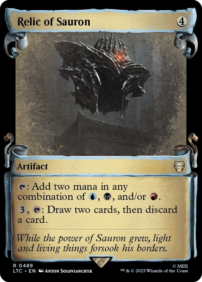 Relic of Sauron (Showcase Scrolls) (489) [LTC] - MTG Single