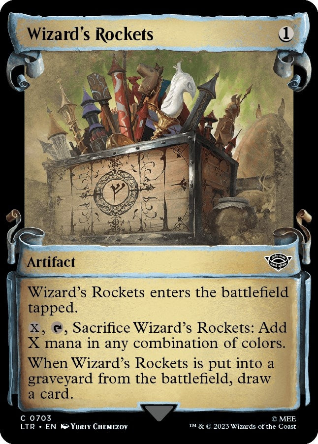 Wizard’s Rockets (Showcase Scrolls) (703) [LTR] - MTG Single