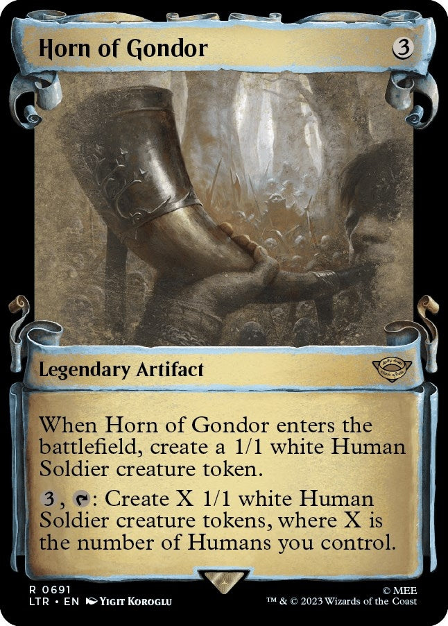 Horn of Gondor (Showcase Scrolls) (691) [LTR] - MTG Single