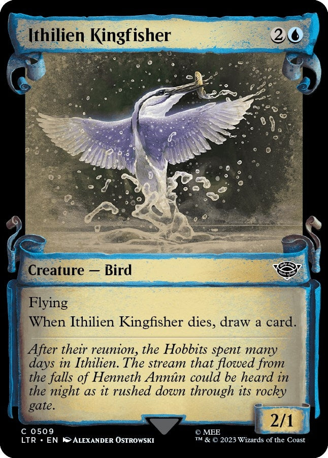 Ithilien Kingfisher (Showcase Scrolls) (509) [LTR] - MTG Single