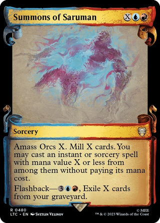 Summons of Saruman (Showcase Scrolls) (480) [LTC] - MTG Single