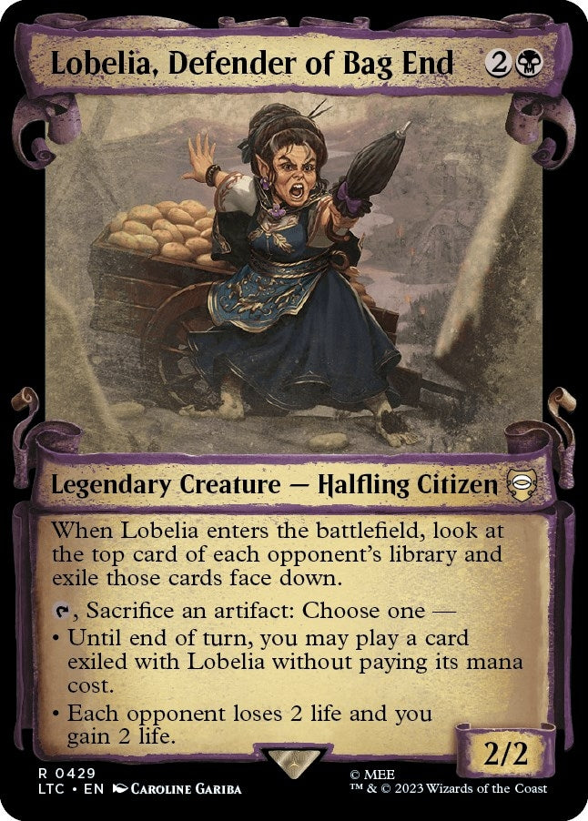Lobelia Defender of Bag End (Showcase Scrolls) (429) [LTC] - MTG Single