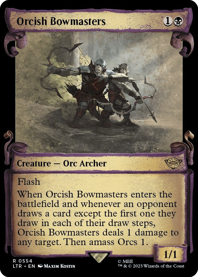 Orcish Bowmasters (Showcase Scrolls) (554) [LTR] - MTG Single
