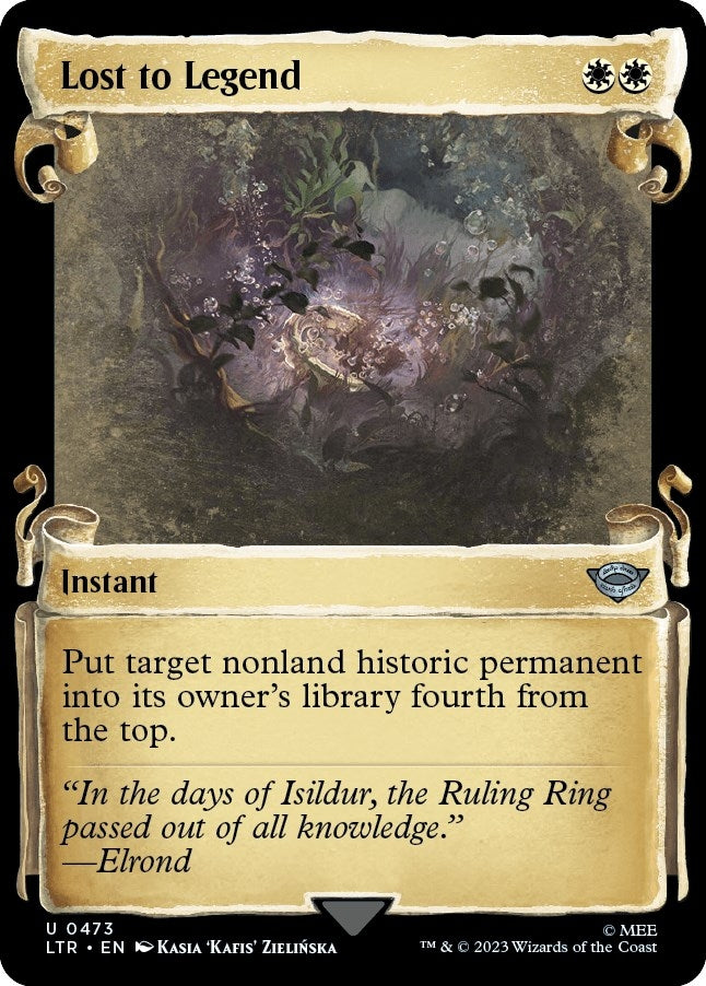 Lost to Legend (Showcase Scrolls) (473) [LTR] - MTG Single