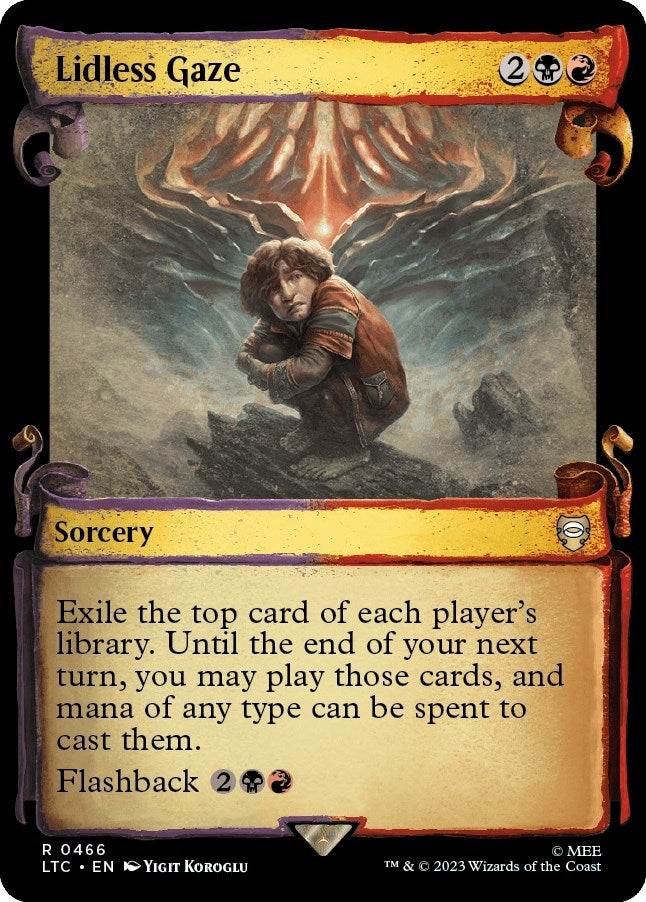 Lidless Gaze (Showcase Scrolls) (466) [LTC] - MTG Single