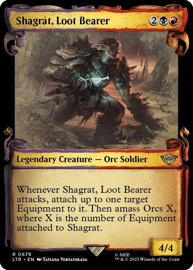 Shagrat Loot Bearer (Showcase Scrolls) (679) [LTR] - MTG Single