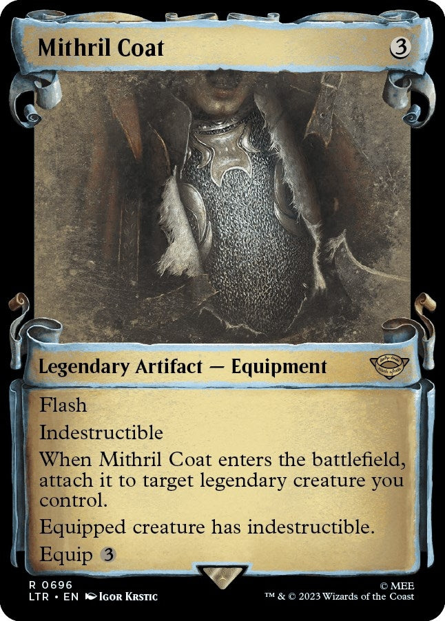 Mithril Coat (Showcase Scrolls) (696) [LTR] - MTG Single