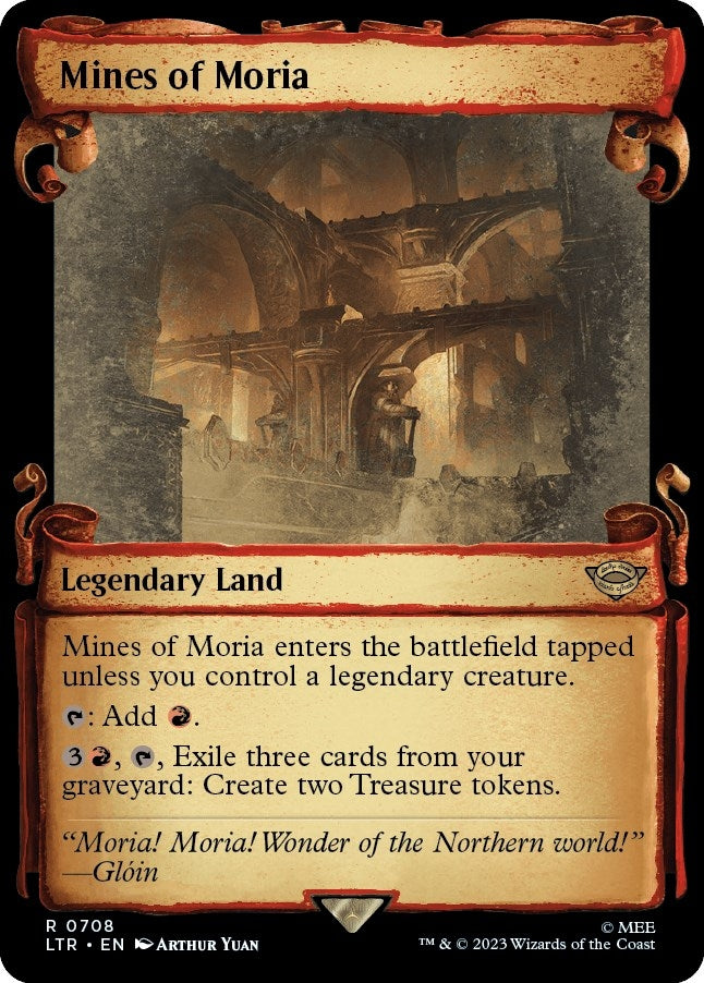 Mines of Moria (Showcase Scrolls) (708) [LTR] - MTG Single
