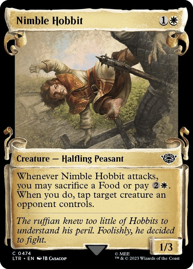Nimble Hobbit (Showcase Scrolls) (474) [LTR] - MTG Single