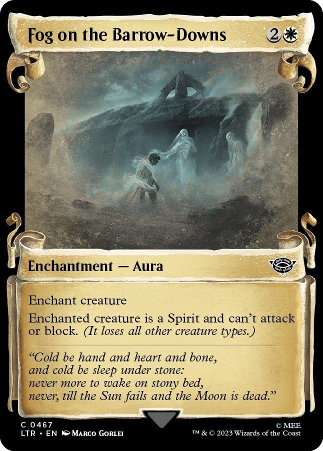 Fog on the Barrow-Downs (Showcase Scrolls) (467) [LTR] - MTG Single