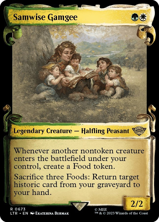 Samwise Gamgee (Showcase Scrolls) (673) [LTR] - MTG Single