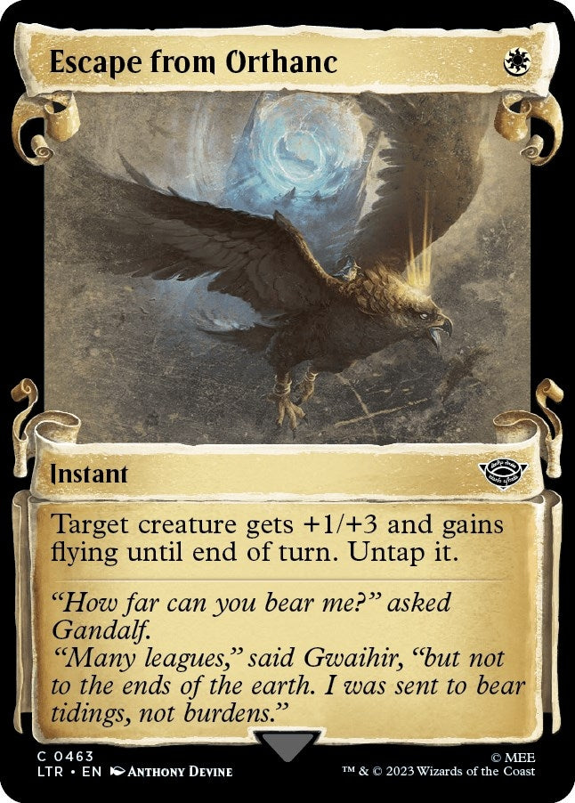 Escape from Orthanc (Showcase Scrolls) (463) [LTR] - MTG Single
