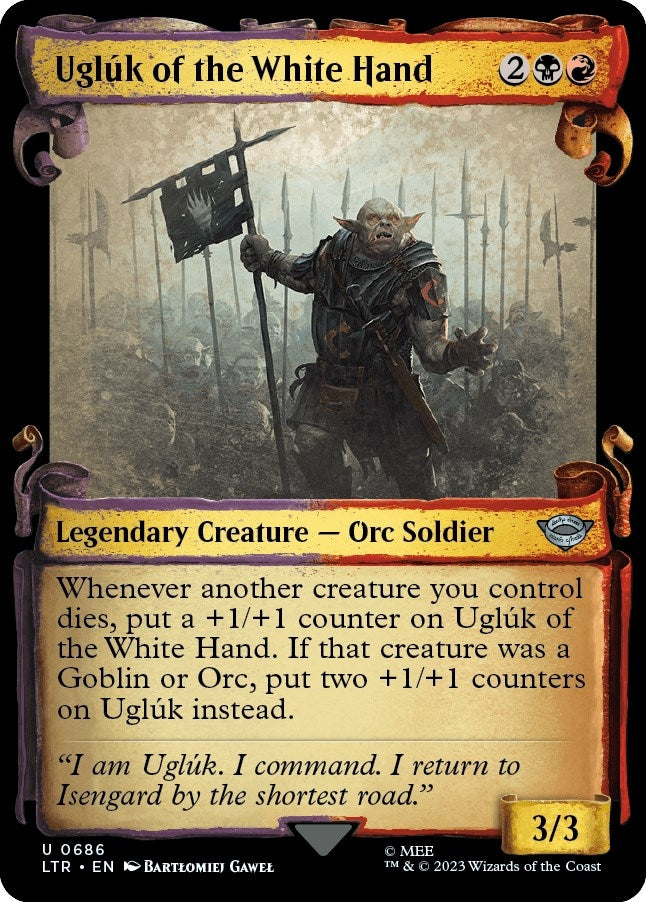 Ugluk of the White Hand (Showcase Scrolls) (686) [LTR] - MTG Single