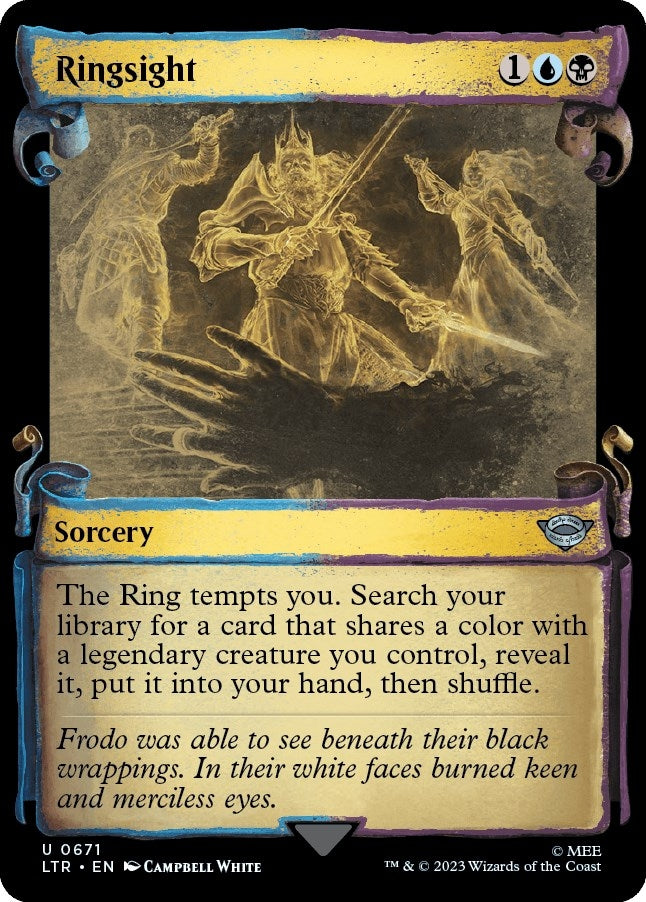 Ringsight (Showcase Scrolls) (671) [LTR] - MTG Single