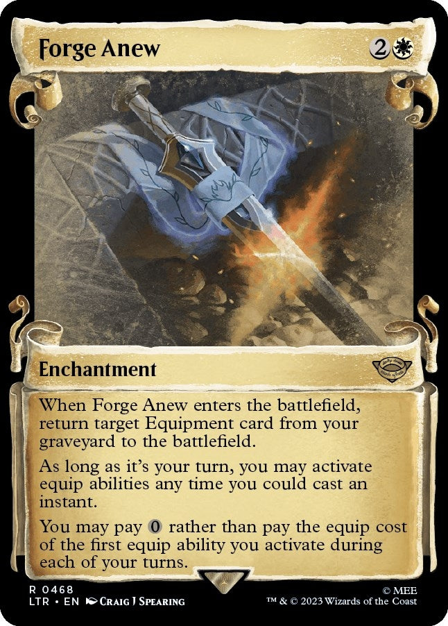 Forge Anew (Showcase Scrolls) (468) [LTR] - MTG Single