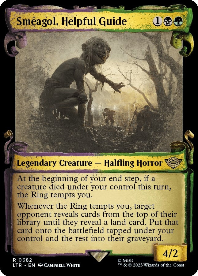 Smeagol Helpful Guide (Showcase Scrolls) (682) [LTR] - MTG Single