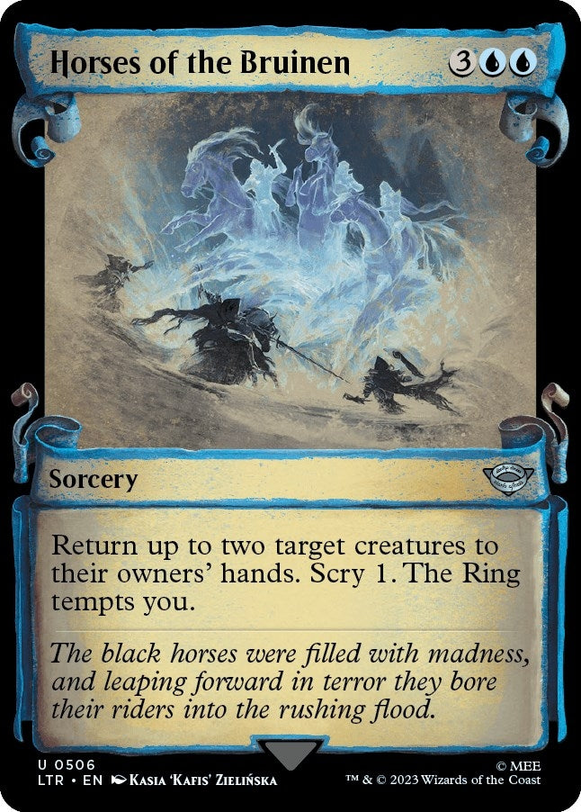 Horses of the Bruinen (Showcase Scrolls) (506) [LTR] - MTG Single