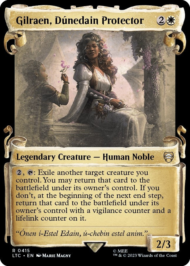 Gilraen Dunedain Protector (Showcase Scrolls) (415) [LTC] - MTG Single