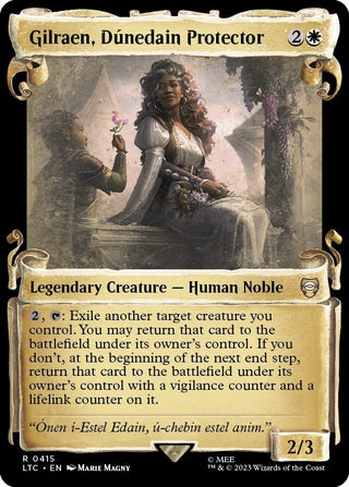 Gilraen Dunedain Protector (Showcase Scrolls) (415) [LTC] - MTG Single