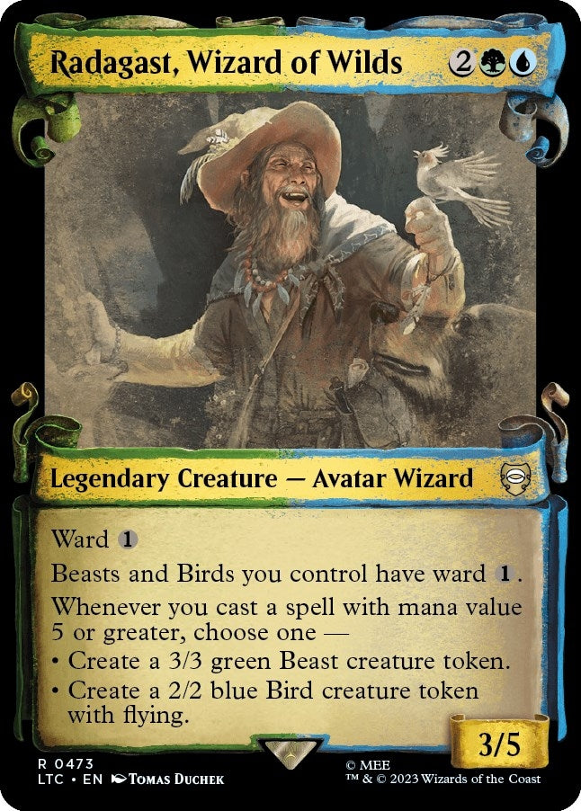Radagast Wizard of Wilds (Showcase Scrolls) (473) [LTC] - MTG Single