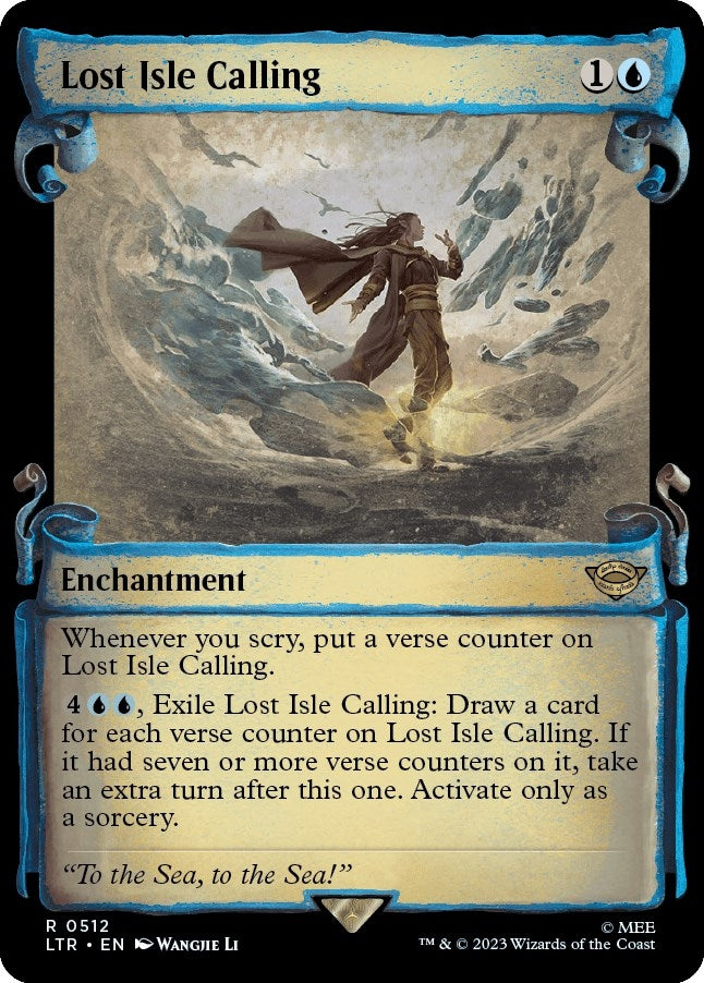 Lost Isle Calling (Showcase Scrolls) (512) [LTR] - MTG Single
