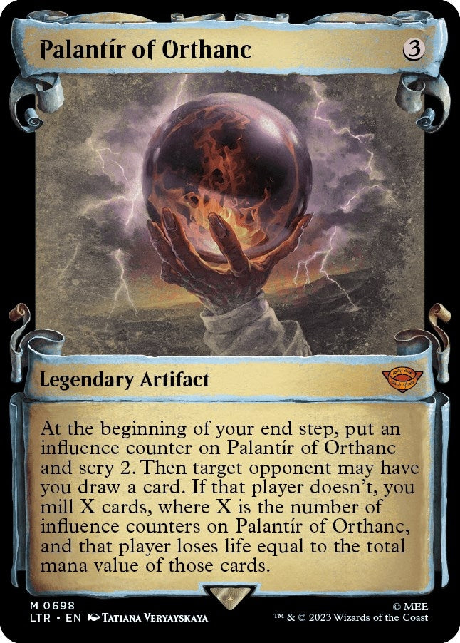 Palantir of Orthanc (Showcase Scrolls) (698) [LTR] - MTG Single