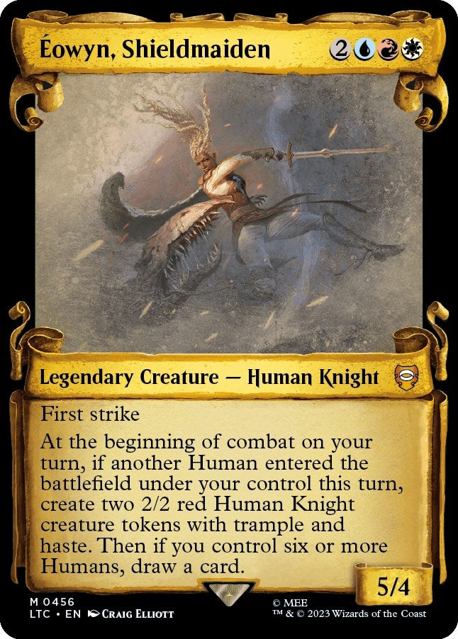 Eowyn Shieldmaiden (Showcase Scrolls) (456) [LTC] - MTG Single