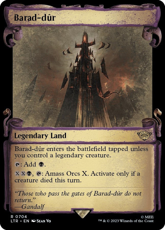 Barad-dur (Showcase Scrolls) (704) [LTR] - MTG Single