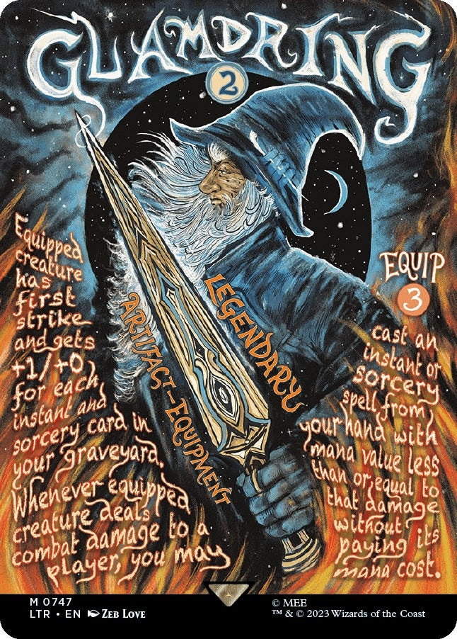 Glamdring (Borderless Poster) (747) [LTR] - MTG Single