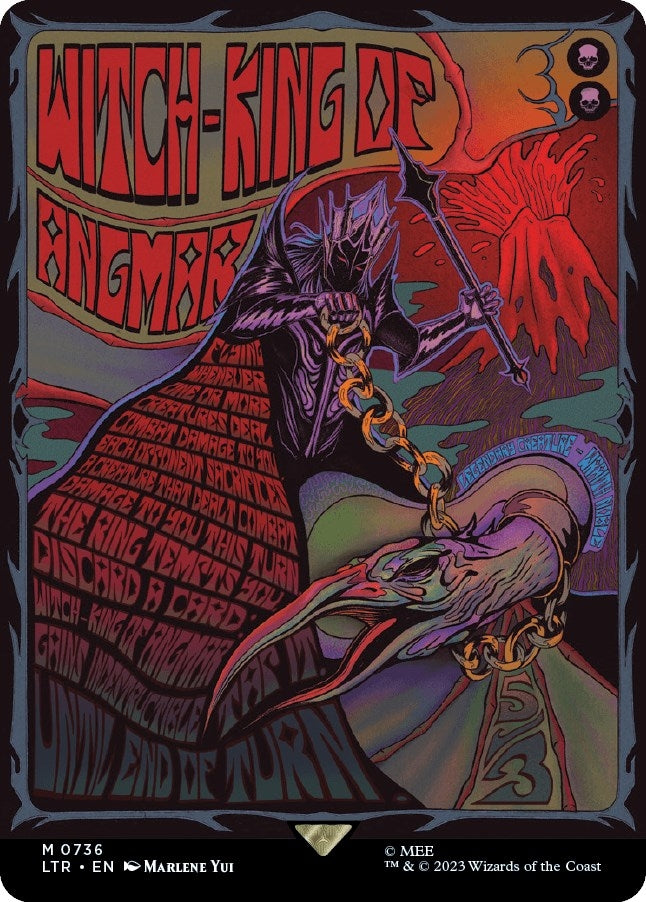 Witch-king of Angmar (Borderless Poster) (736) [LTR] - MTG Single