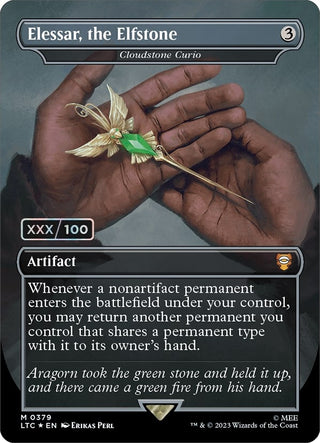Elessar the Elfstone - Cloudstone Curio (Serial Numbered) (379) [LTC] - MTG Single