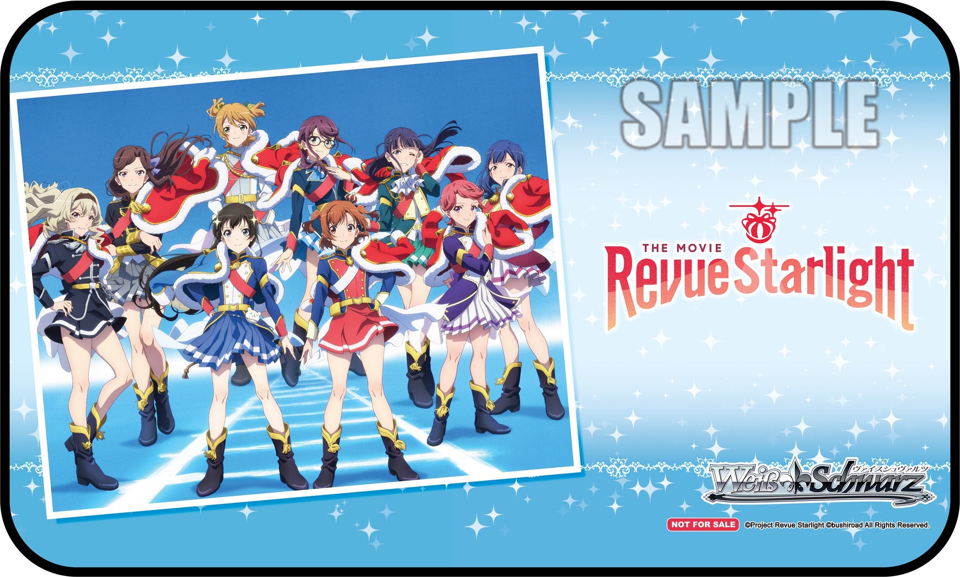 Weiss Schwarz Preorder Stitched Playmat - Revue Starlight The Movie - Playmats Sealed