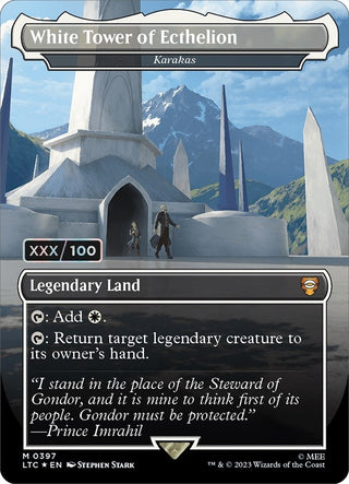 White Tower of Ecthelion - Karakas (Serial Numbered) (397) [LTC] - MTG Single