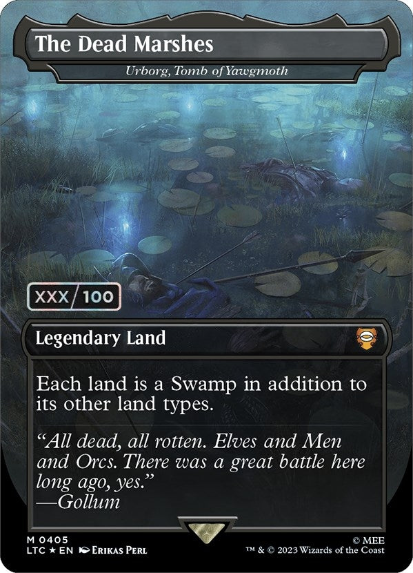 The Dead Marshes - Urborg Tomb of Yawgmoth (Serial Numbered) (405) [LTC] - MTG Single