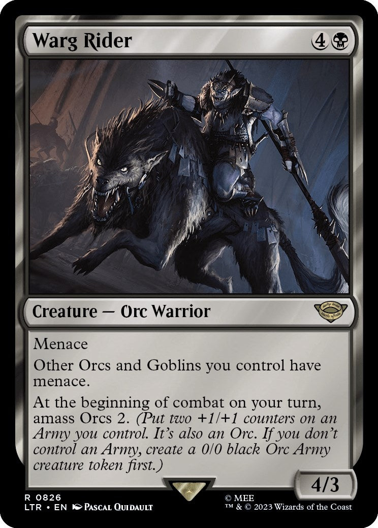 Warg Rider (826) [LTR] - MTG Single