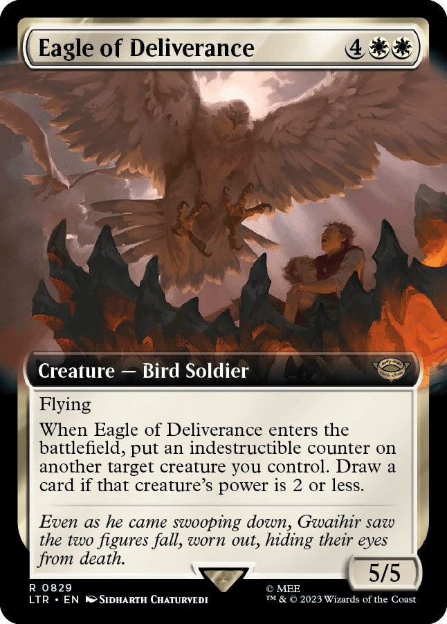 Eagle of Deliverance (Extended Art) (829) [LTR] - MTG Single