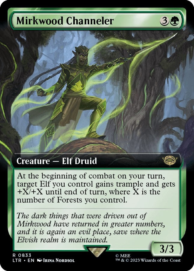Mirkwood Channeler (Extended Art) (833) [LTR] - MTG Single